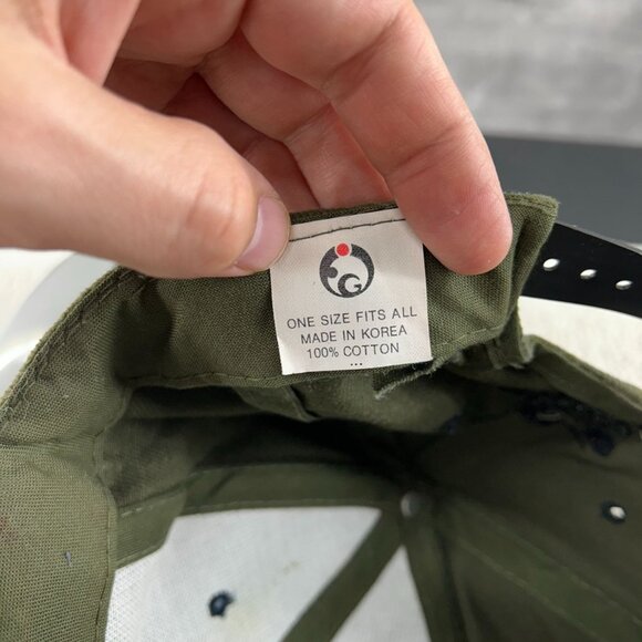 Vintage Stick World Snapback Hat OSFA Whatever Caricature Two Tone Embroidered - Picture 7 of 7